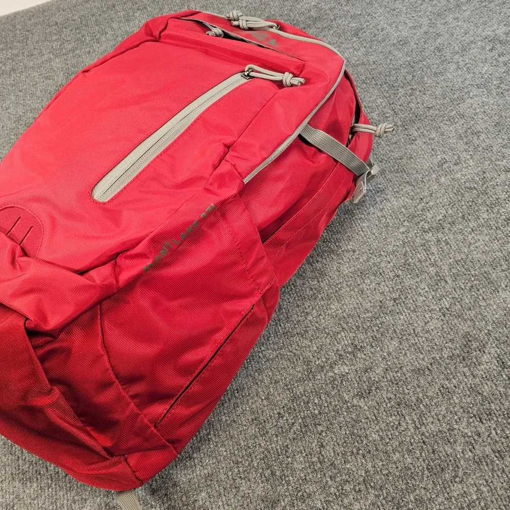Eddie Bauer Montlake 27L Backpack Ruby Red Ripstop Hiking Travel EBB1041 NEW